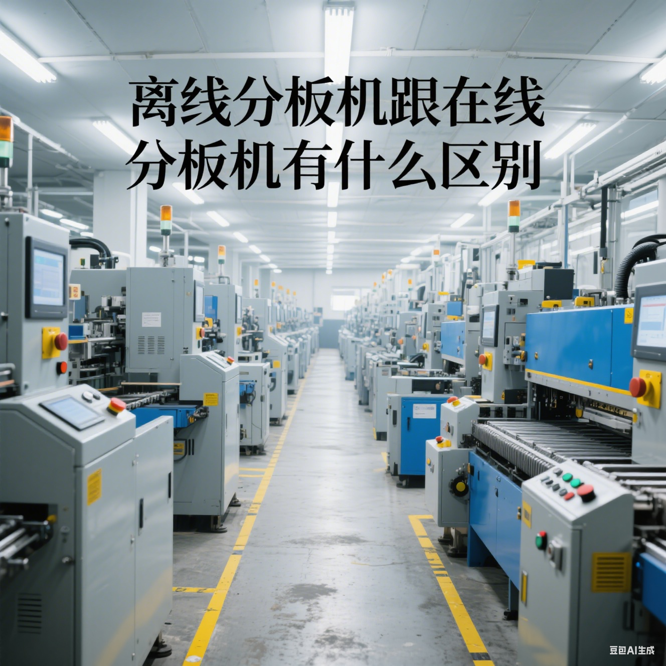 离线分板机与在线分板机：核心区别与选型指南