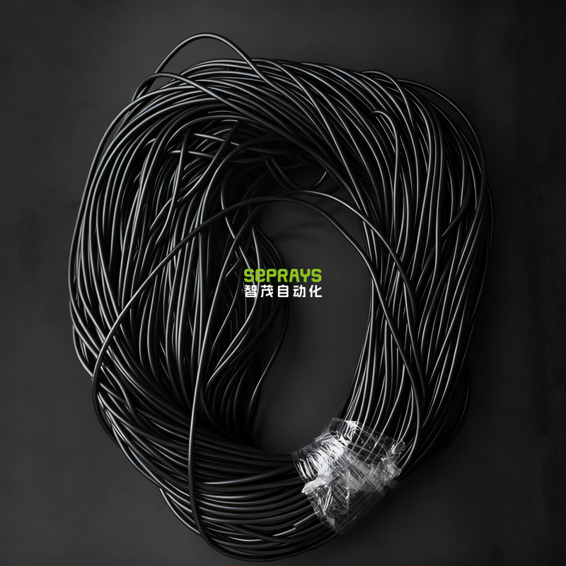 黑色防静电硅胶管4-2mm